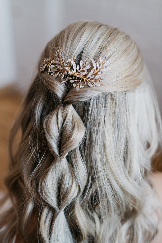 Gold Hair Comb 