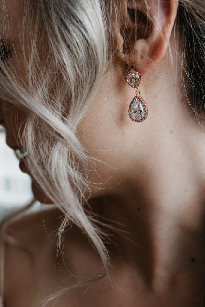 Crystal Bridal Earrings 