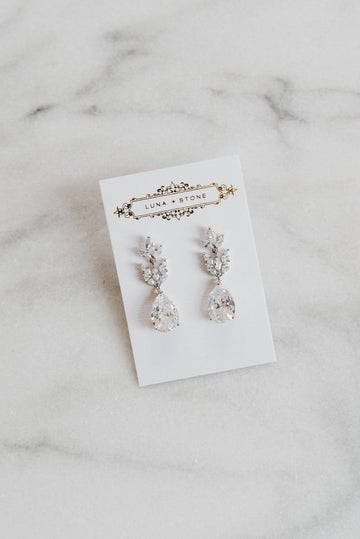 Crystal Bridal Earrings 