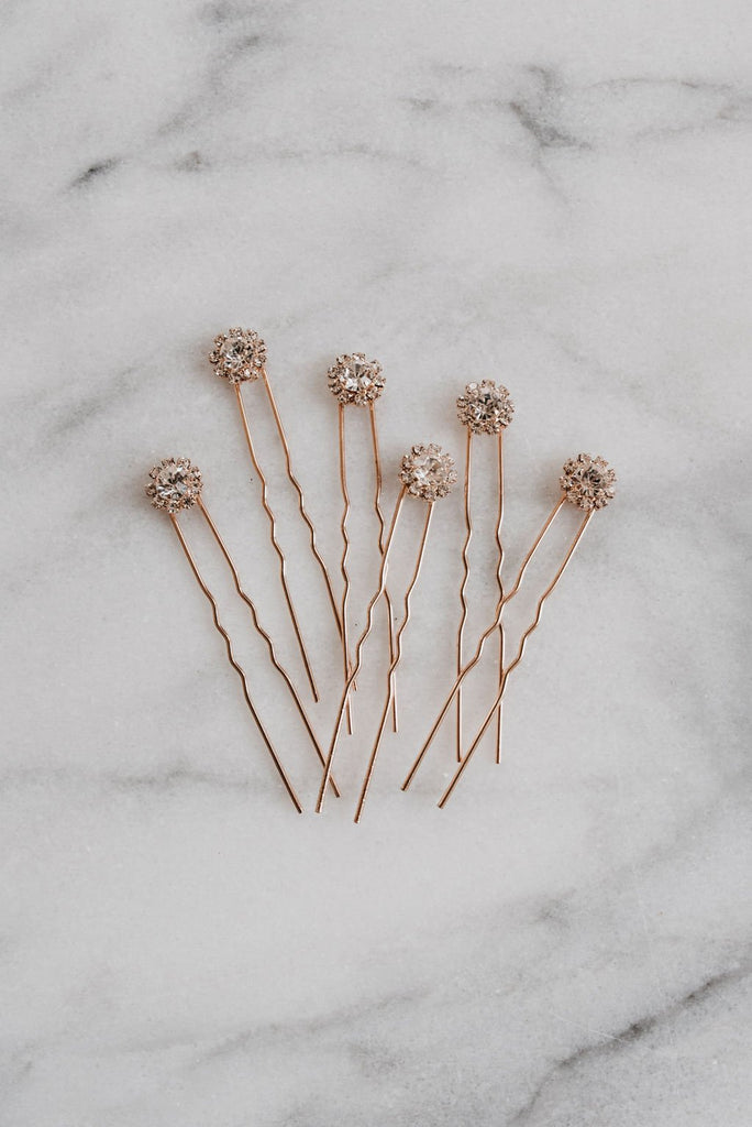 Rose Gold Hair Pins 