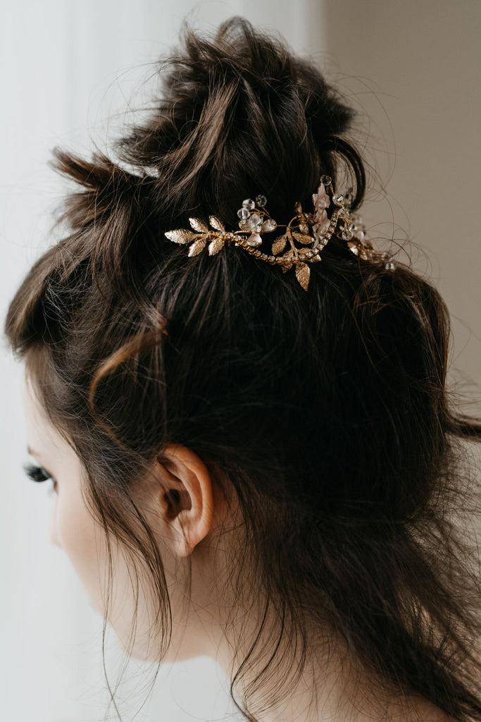 Gold Bridal Headpiece 
