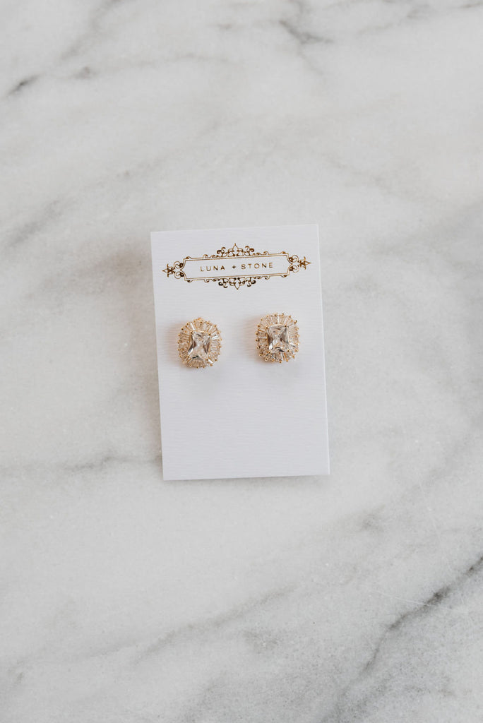 Gold Bridal Earrings 