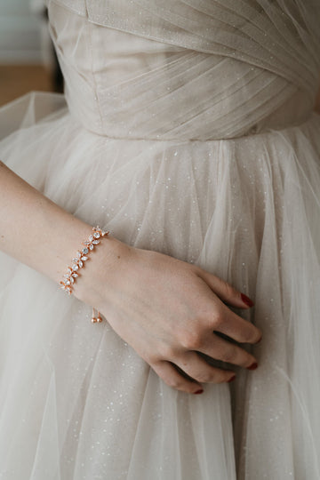 Rose Gold Crystal Bracelet 