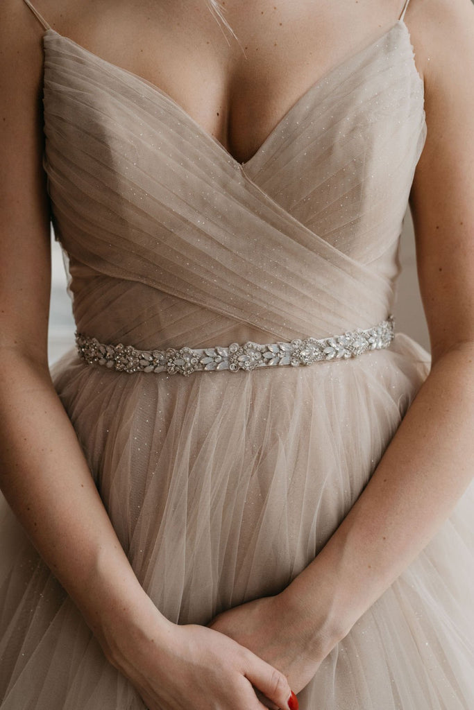 Bridal Belt Rhinestones Wedding Dress Belt Formal Dress Sash for Bride  Bridesmaid 