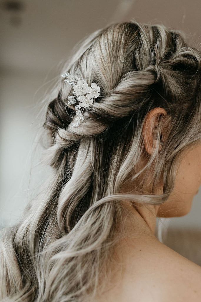 Silver Bridal Hair Pin 