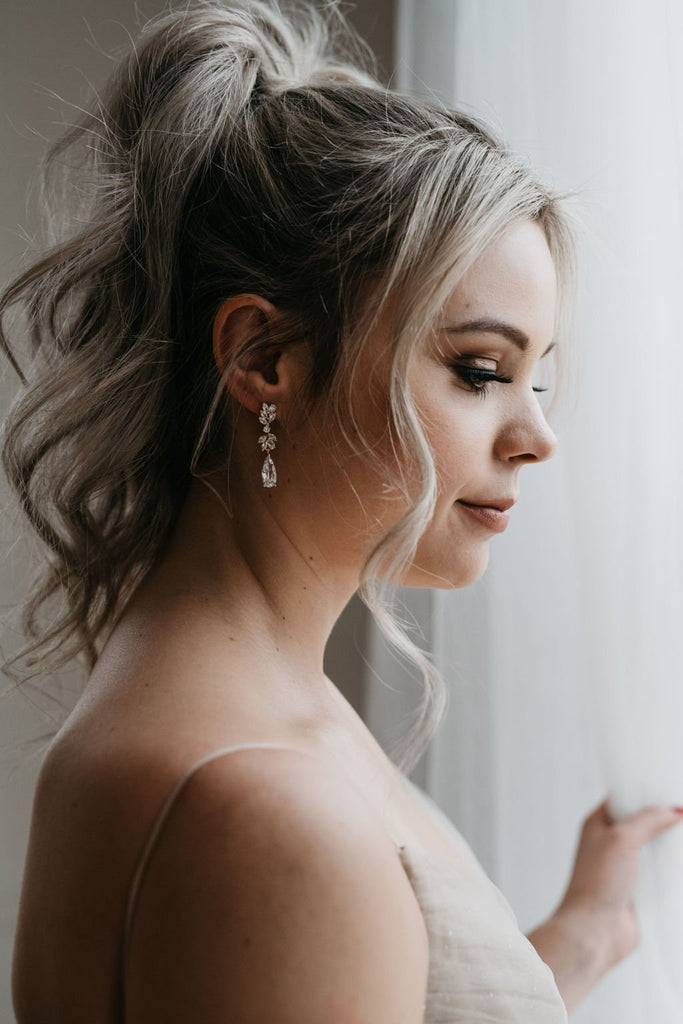 Gold Bridal Earrings 